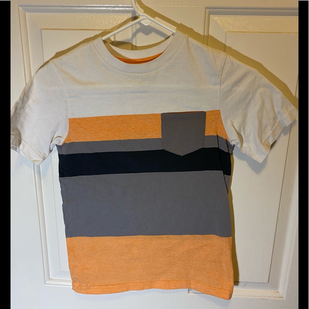 Circo Kids orange stripped T-shirt